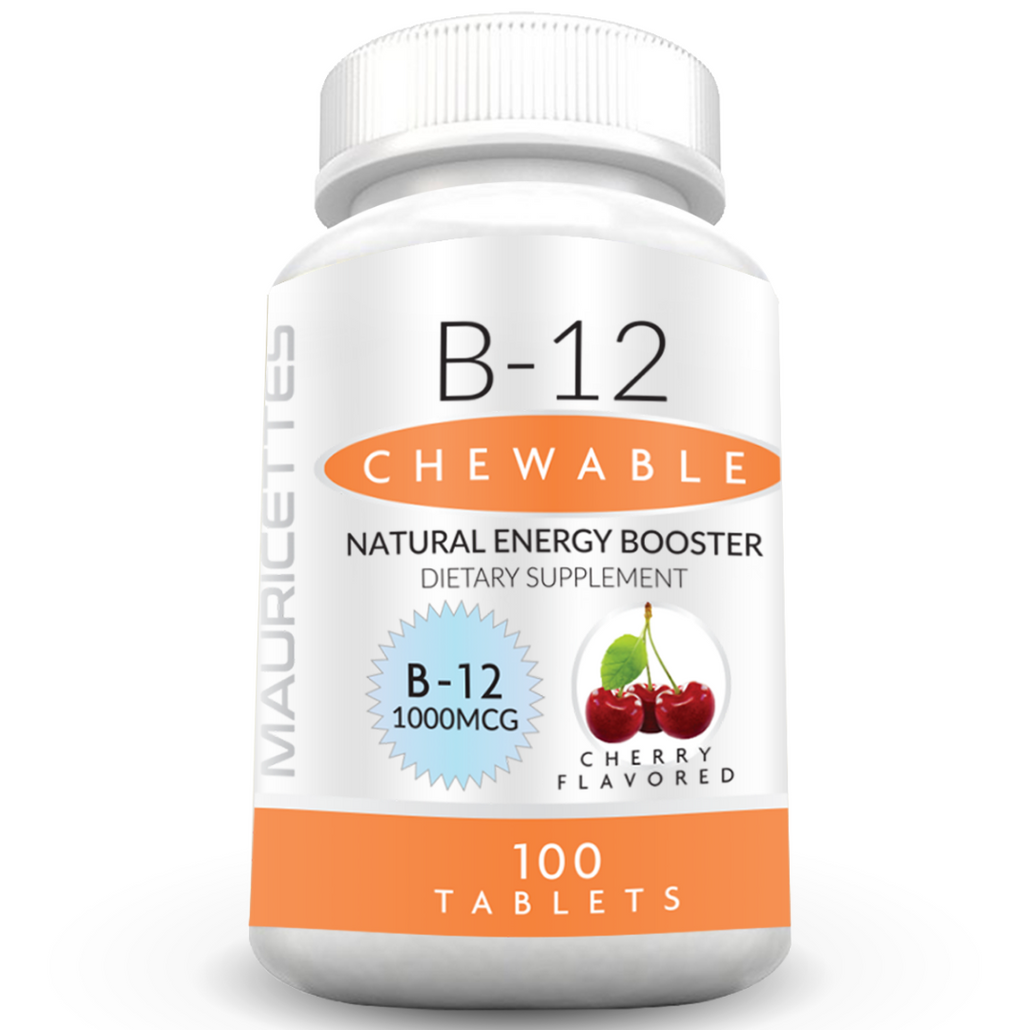 Chewable Vitamin B12 1000 mcg- Cherry Flavor