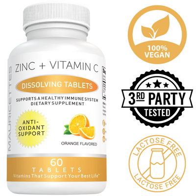Zinc with Vitamin C Dissolving Tablets - BEST BUY DATE 09/23