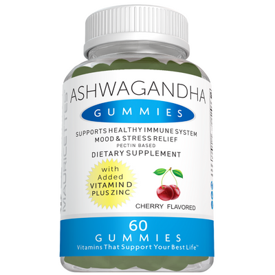Ashwagandha with Vitamin D and Zinc Gummies - BEST BUY DATE 09/23
