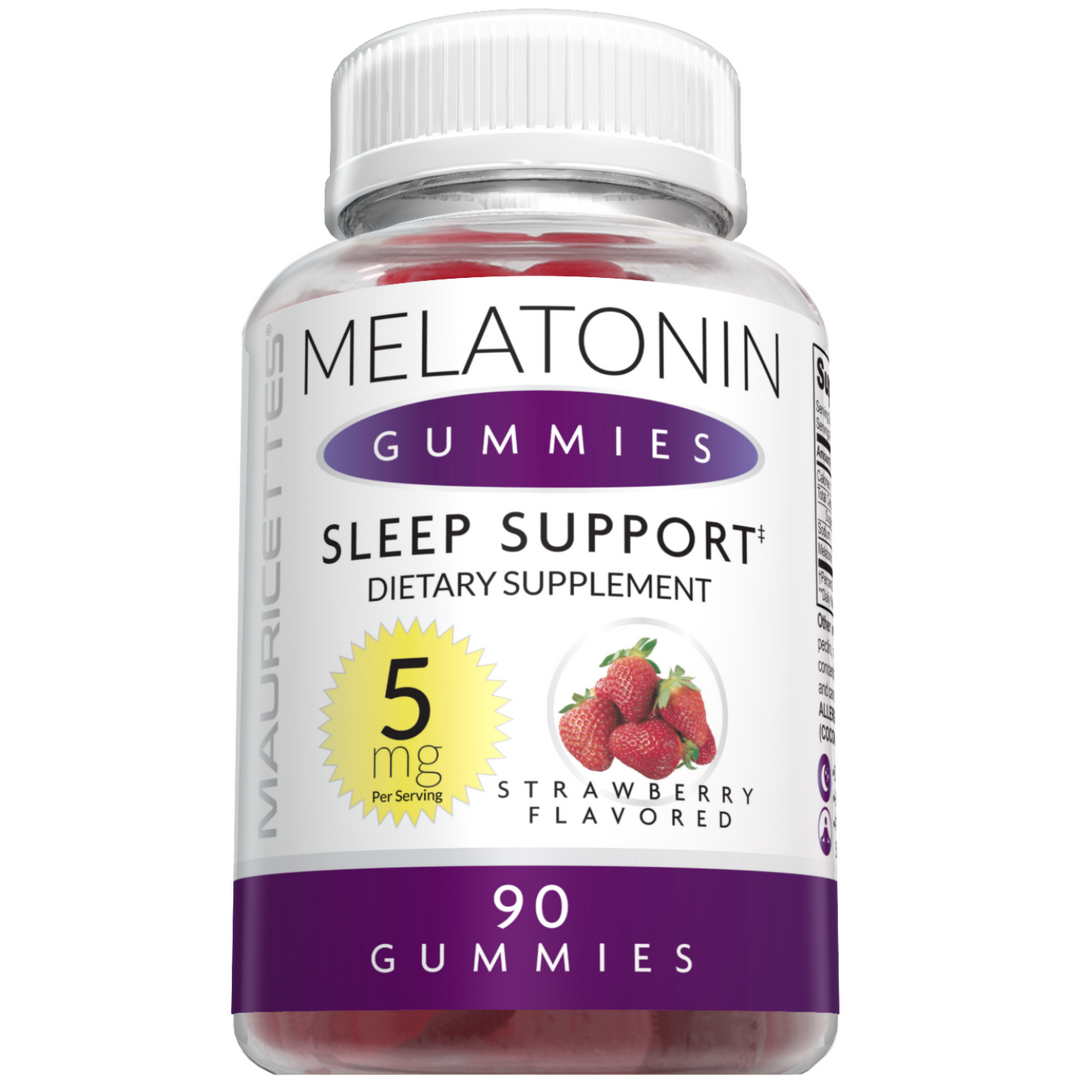 Mauricettes Gummies Melatonin- 5mg Per Serving- Strawberry Flavor
