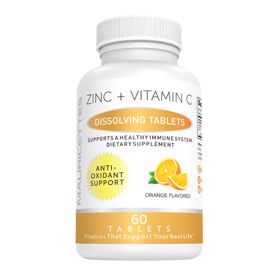 Zinc with Vitamin C Dissolving Tablets - BEST BUY DATE 09/23