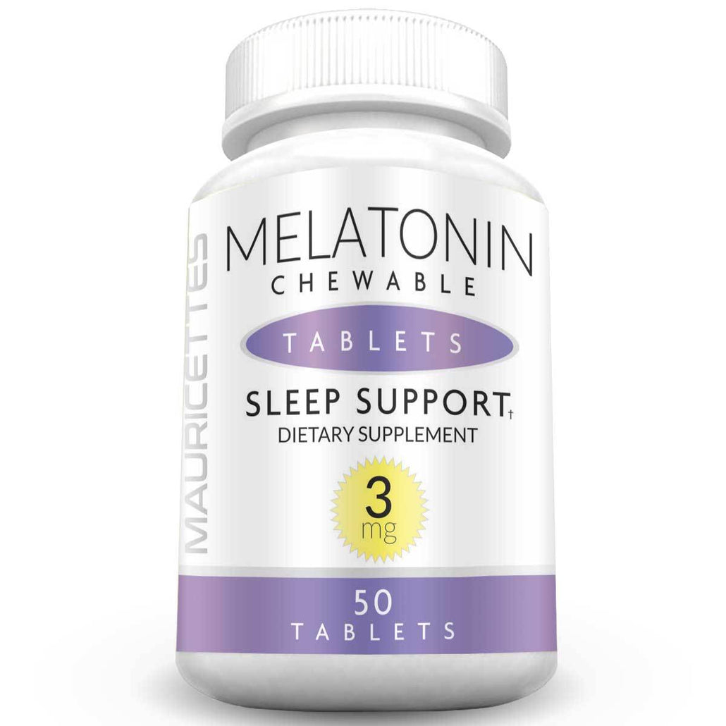 Mauricettes Chewable Melatonin 3mg Sleep Support